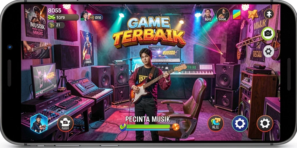 Lebih seru dengan gameplay musik interaktif dari 8055.