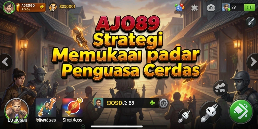 Screenshot gameplay AJO89 menunjukkan strategi pertempuran yang mendebarkan.