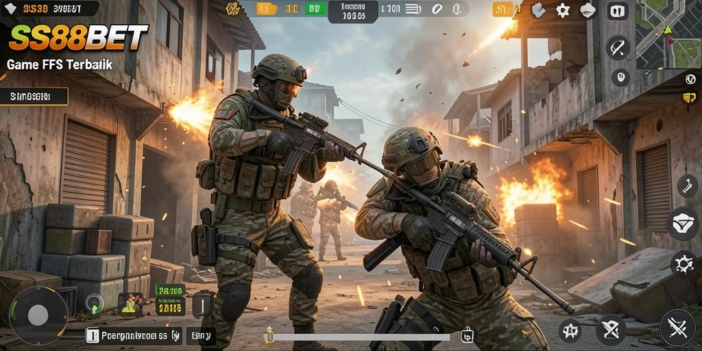 Tampilan seru dari gameplay intens SS88BET.