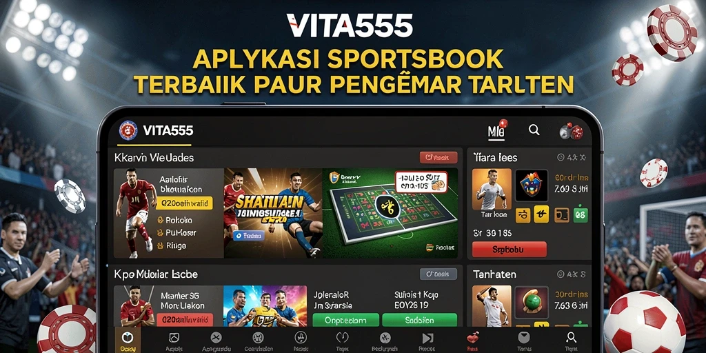 Screenshot VITA555 menampilkan gameplay yang menarik dalam taruhan olahraga.