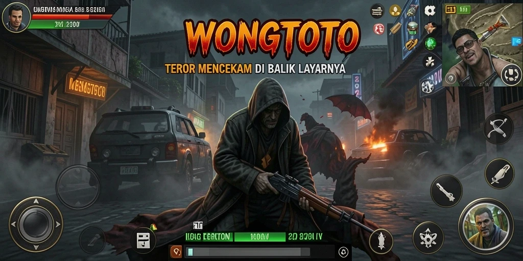 Screenshot menampilkan momen mencekam dalam gameplay WONGTOTO.